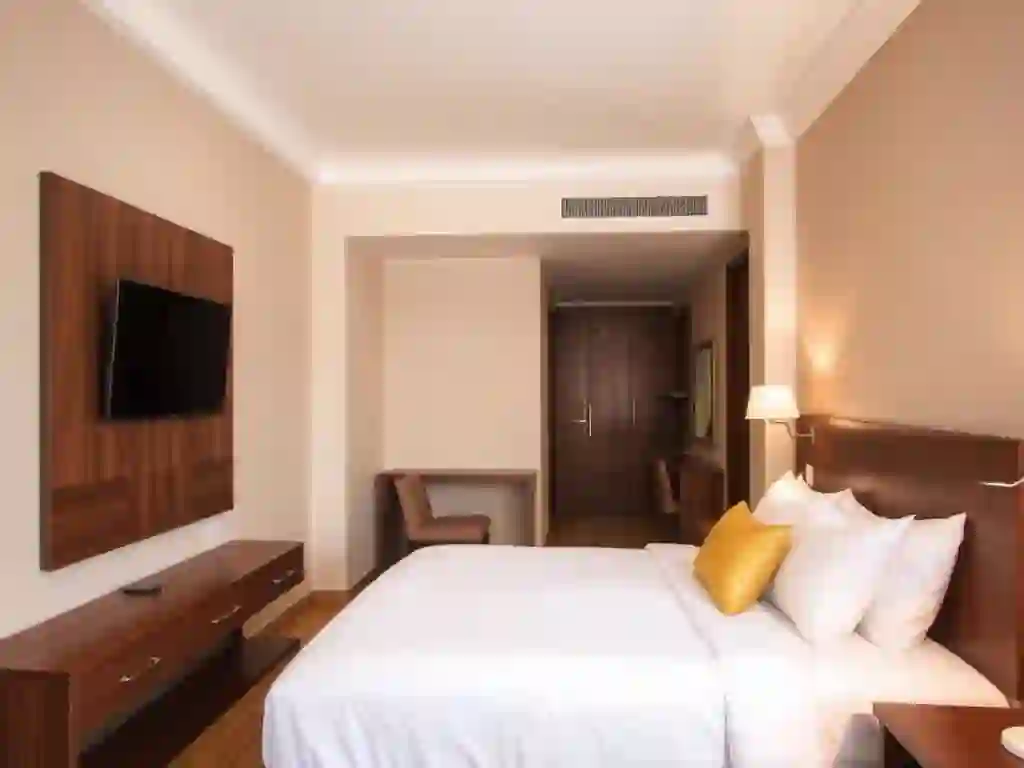 Apartamento Standard com cama de casal e decoração aconchegante